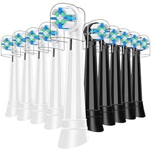 iO Replacement Heads Compatible with Oral B iO, iO Series Electric Toothbrush Heads Compatible with Oral B iO 2/ 3/ 4/ 5/ 6/ 7/ 8/ 9/ 10, Medium Bristles for Effective Plaque Removal