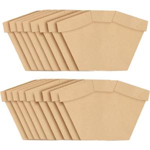 Type BP Vacuum Bags for Hoover C2401 Shoulder Vac, Filters Paper Bags Fits Hoover Backpack Vacuum Cleaner, Replacement Hoover Commercial Pro Backpack Bag Vacuum Cleaner Parts 401000BP 1KE2103000(15 pcs)