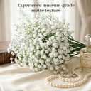 DomeStar 11 PCS Babys Breath Artificial Flowers Bulk, 21" Real Touch Fake Gypsophila Bouquet for Wedding Centerpieces, Home Table Decor, DIY Floral Arrangement