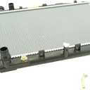 TRQ Radiator 1 Row Compatible with 2007-2009 Honda CR-V 2.4L US Built Models With Quick Connect Outlet Connection