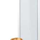PetSafe 1-Piece Sliding Glass Pet Door for Dogs & Cats - Adjustable Height 91 7/16" to 96"- Large-Tall, White, No-Cut Install, Aluminum Patio Panel Insert, Great for Renters or Seasonal Installation