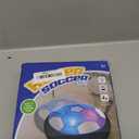 Hover Soccer Ball Boy Toy, Air Powered Floating Hover Soccers with LED Light, Kids Training Soccer Ball Indoor Outdoor Game, Birthday Gifts for Age 3 4 5 6 7 8-10 Years Old Boys Girls (Blue)