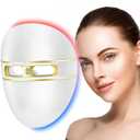 Pro-Grade FSA LED Light Therapy Facial Mask-Red & Blue Light Anti Aging for Face-HSA Salon Treatment for Acne, Wrinkles & Redness at Home,Ideal Skincare Device for Women & Men