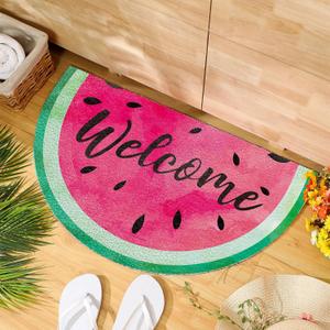 Ceenna Summer Watermelon Coir Doormat Watermelon Welcome Doormat Indoor Outdoor Summer Door Rug Non Slip Front Door Mat for Bathroom Porch Kitchen Decor Gift, 17 x 29 Inch