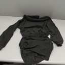 Women's Pullover Sweater Dress Long Lantern Sleeve Turtle Neck Cute Ribbed Knit Bodycon Mini Short Dress 2025 Fall (Black, Small)