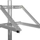 Solar Panel Mounting Bracket Pole Mounts Kit Up to 30W (Pole not Included)