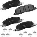 Bendix Premium SBC2230 Ceramic Front Brake Pads for Ford Explorer 2024-2020, Lincoln Aviator 2023-2020