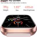Smart Watches for Women, 1.85" HD Alexa Smart Watch for Android Phones & iPhones with Calls/Messages/Reminders, 3ATM 120+ Sport Modes Fitness Tracker Watch for Women with Heart Rate/Sleep/SpO2 Monitor