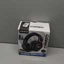 Ozeino Wireless Gaming Headset with Flip Microphone, RGB Lighting Gaming Headphones for PS5, PS4, PC  2.4GHz USB & Type C Transmitter