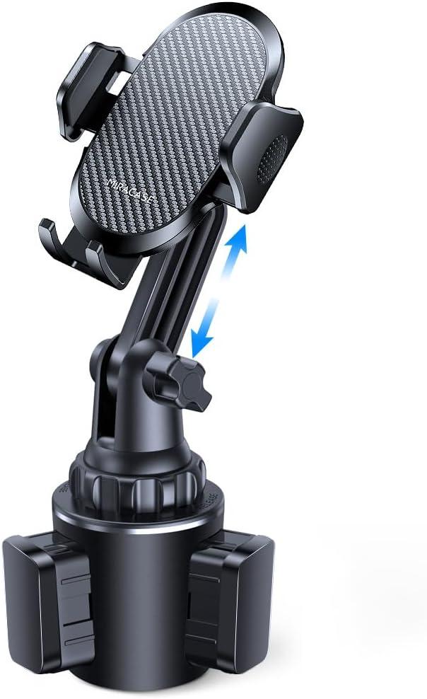 Miracase Cup Holder Phone Mount for Car, Universal Phone Holders for Your Car, Long Neck Adjustable Car Cup Cell Phone Mount for iPhone Samsung Google and All 4.0-7.0 inches Smartphones