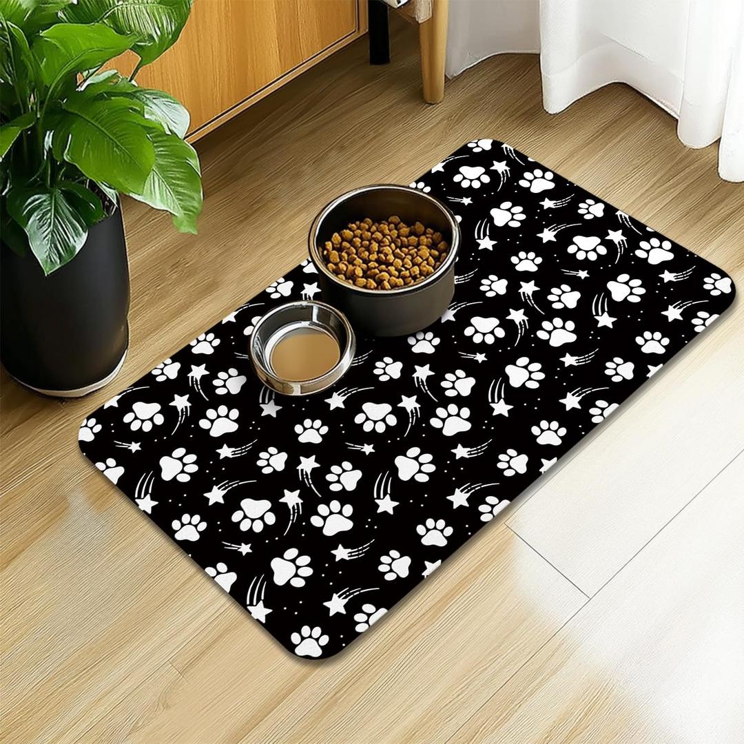 2 x Xspatroias Dog Food Mat 12x20 Inch