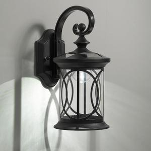 Solar Wall Lights Outdoor, Solar Dusk to Bawn Lights with LED Light Source, Waterproof Porch Lights Outdoor for Front Yards, Backyards, Porch, Garages, HS165S-1