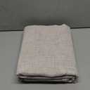 MIULEE Faux Linen Curtains 84 Inch Length 2 Panels Natural Semi Sheer Curtain with Back Tab Rod Pocket, Light Filtering Window Privacy Burlap Drapes for Living Room Bedroom 42W x 84L Linen