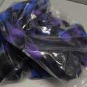 2 Pack 50" Halloween Light Up Spiders, Giant Hairy Spider Decorations with Blue and Purple LED Lights, Scary Indoor Outdoor Halloween Decor for Yard Porch Tree Party Haunted House