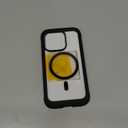 Miracase Magnetic for iPhone 14 Pro Case 6.1 inch, (Compatible with MagSafe) Upgrade FullBody Clear Phone Bumper Case with Builtin 9H Tempered Glass Screen Protector, Black