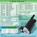 Vapor Canister Purge Valve 12581282 Compatible with Chevy Avalanche Equinox Express Malibu Silverado Suburban Tahoe GMC Buick Cadillac Hummer Replaces OE# 12573220 911-030 214-1105