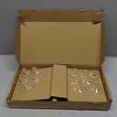 Homemory 12PCS Christmas LED Window Candles with 6h Timer, 2X Brighter Flameless Taper Candle with Suction Cups Battery Operated for Window, Flickering Candlesticks for Christmas Home Wedding Decor