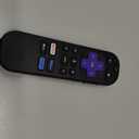 Replacement for Roku Voice Remote : Voice Remote Control for Roku TV, Audio Devices, Streaming Stick, Most Players with 4 Shortcuts & Easy Setup, Purple