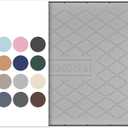 URMONA 25" x 22" Waterproof Silicone Mat in Multiple Sizes & Colors, Under Sink Mat for Kitchen & Bathroom, Pet Food Pad for Dogs & Cats, Kitchen Cabinet Liner, Multi-Purpose for Storage(Light Grey)