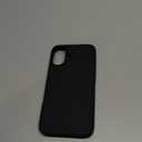 ORNARTO Compatible with iPhone 16 Case 6.1", Slim Liquid Silicone 3 Layers Full Covered Soft Gel Rubber Shockproof Phone Case, Protective Cover with Anti-Scratch Microfiber Lining-Black