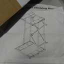 Universal Washer Dryer Stacking Rack Stand, Heavy Duty Double-Layer Washer and Dryer Stand for Apartment, Space-Saving Stackable Washer and Dryer Kit with Anti-Tip Pads