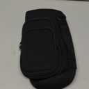 Water Bottle Carrier Bag,Water Bottle Holder with Straps Phone Pockets Fits Stanley Owala 16/24/32/40oz (Black)
