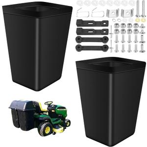 2 Set of AM122416 Grass Bag, Compatible with John Deere AM101602 Grass Bags, Fits Series 100 L110 X110 125 D100 LA120 Z225 & More