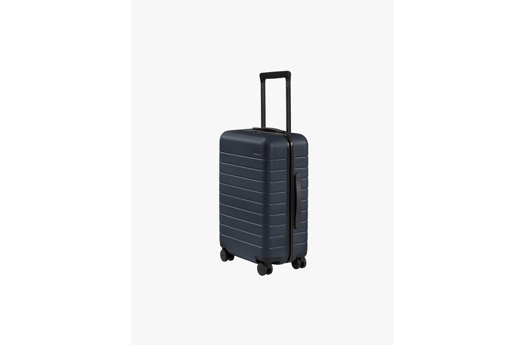 Away Carry-On Luggage, Lightweight Hardside Suitcase with Spinner Wheels, 22 Inch Airline Approved, TSA Lock, Navy Blue