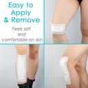 Adhesive Island Wound Dressings Knee Replacement Surgery Breathable Bordered Gauze Large Bandage Patches with Non-Stick Pad for Hip Surgery Abdominal Back Incision 4"x10" (Pack of 20)