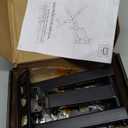 32+ 40 inch Full Motion TV Wall Mount for 13-43" TVs & Monitor, 360 Rotating Small TV Mount Bracket, Articulating Swivel Tilting Extension, Max VESA 200x200mm, Single Studs, 55 lbs