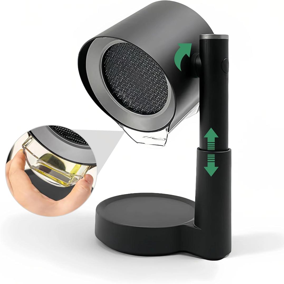 Portable Range Hood - Desktop Kitchen Exhaust Fan Extractor, Ductless Mini Smoke Airhood for Indoor Cooking, RV Camper Cooktop Absorber, Air Vent Filter System, 3-Speed Smokeless Fans