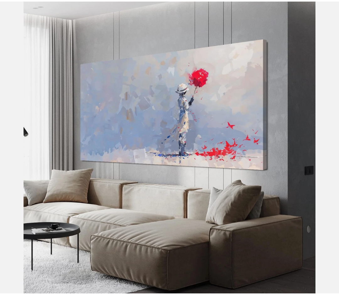 Large Canvas Wall Art Decor Modern Minimalist Wall Art Decor Wall Pictures Fo...