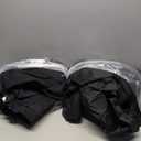 12 Pack Black Tablecloths 60x84 Inch Table Cloths for 6 Foot Rectangle Tables, Wrinkle Resistant Washable Rectangular Fabric Table Cover for Dining Wedding Banquet Camping Party