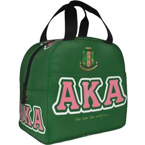 Sorority Gifts Lunch Box Reusable Tote Bag Large Capacity Cooler Bags For Women Men Office Work Picnic Society Gifts