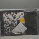 Oversized Wooden Wall Word Game (32 x 24) | Magnetic Word Tile Board with Chalkboard, Storage & Tiles | Wall Mounted Family Game & Rustic Home Dcor