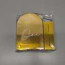 Wedding Table Numbers 1-20, Gold Mirror Arch Table Numbers 5 x 7 inch with Stands, 1-20 Gold Acrylic Tables Number Holders for Wedding Receptions, Parties, Anniversaries and Events