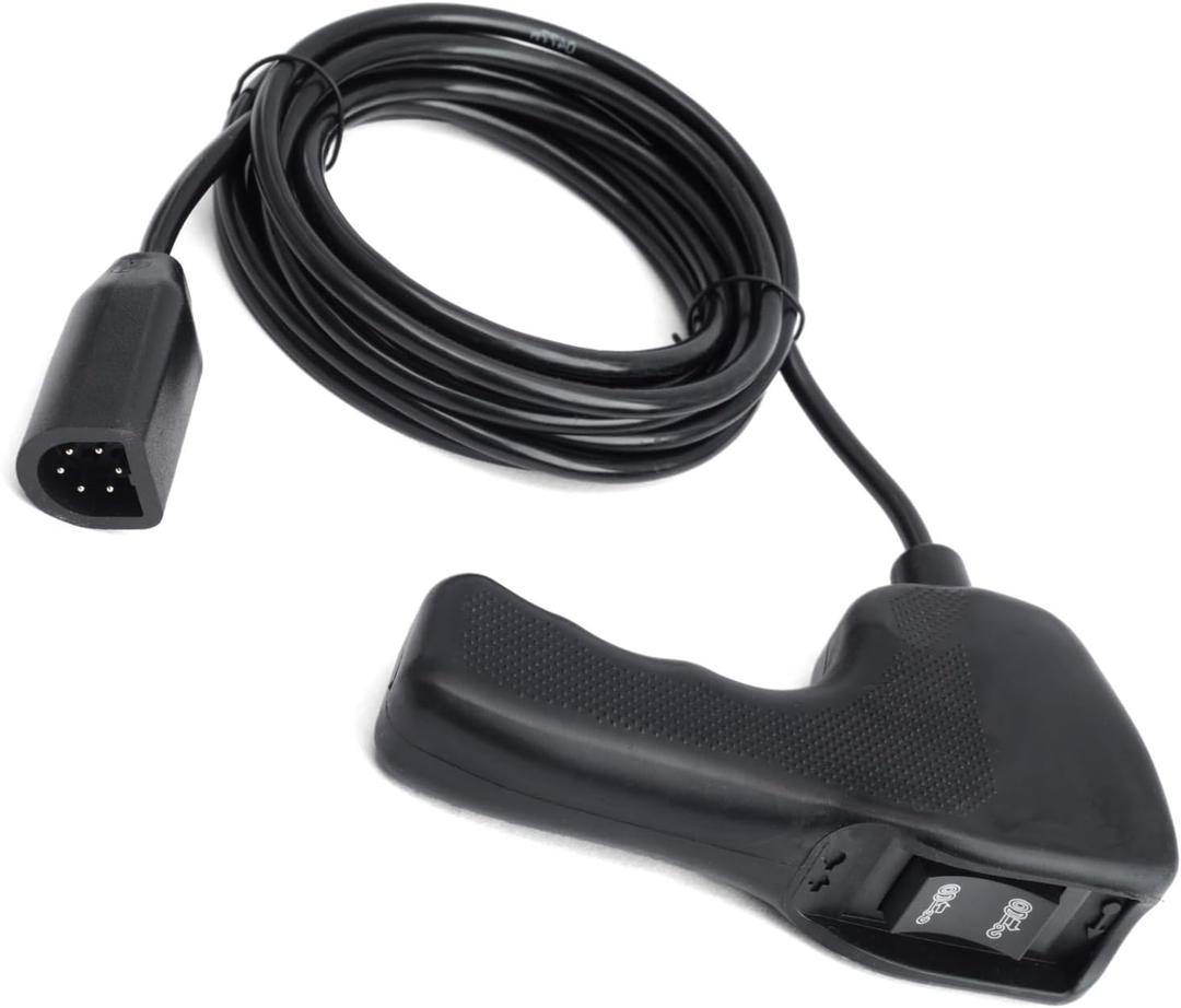 83658 Hand Held Corded Winch Remote Controller Compatible with WARN 9.5ti 9.5cti and 16.5ti Winches Plug-in Handheld Control Device with Rubber Grip and 12 Feet Connector Cable Wire