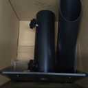 Atsasaye Patio Umbrella Stand for 1.2''-2.2'' Pole, Lawn Design with Ground Spike Fixing, Easy to Carry, Table Umbrella Base for Multiple Scenes, Garden/Deck/Porch.