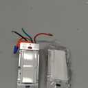 Leviton Lever Edge Rocker Slide Dimmer Switch for LED/Incandescent Bulbs, 150 Watt, Single Pole or 3-Way, 2-Pack, ESL01-2PW, White