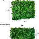 Expandable Fence Privacy Screen for Balcony Patio Outdoor,Decorative Faux Ivy Fencing Panel,Artificial Hedges (Single Sided Leaves)
