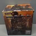 Army Men Toys for Boys 8-12, Military Soldier Army Base 160 Pcs Set Including WW2 Khaki Green Plastic and Accessories with Handbag for Kid