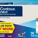 Contour Next Blood Glucose Test Strips for Diabetes, 70 Count (Pack of 1)