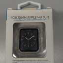 WITHit Protective Glass Cover with Integrated Bumper, Compatible with Apple Watch, 38mm, Clear  Seamless Fit, Easy Installation, Screen Protector and Bumper for Apple Watch