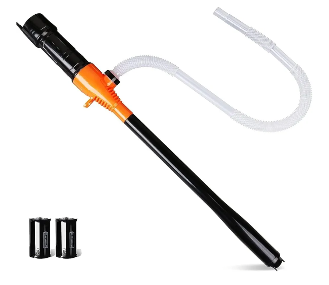 HORUSDY Battery Portable Battery Operated Gas & Water Pump, Powered Fuel Transfer Pump, 2.2GPM Gasoline & Liquid Siphon Pump, Automatic Gas Pump for Gas Can & Tank, Handheld Liquid Transfer Pump