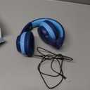 iClever BTH12 Kids Bluetooth Headphones,Colorful LED Lights Kids Headphones Wireless,74/85dBA Safe Volume,85H Playtime,Fast Charging,Bluetooth 5.2,Over Ear,Built-in Mic for iPad/Tablet/Airplane,Blue