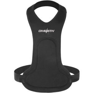Neoprene Spearfishing Chest Pad for Men Women,Chest Loading Pad Protective Speargun Top Diving Vest for Fishing Hunting Scuba Spearfishing (One Size(Adjustable), Black)