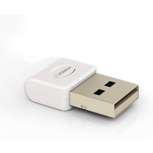 Hideez USB Bluetooth Adapter for PC, macOS, Linux, ChromeOS, Raspberry Pi Low Energy, Long Range Bluetooth Adapter for Mouse, Keyboard, Headphones, Speakers, Printers, White