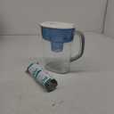 PUR Plus 7-Cup Water Filter Pitcher for Fridge, Cleaner, Great-tasting Water, Dishwasher Safe, Powerful Filtration, Change Light Indicator, LockFit Cap Design, White