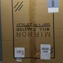 Irregular LED Bathroom Mirror with Lights,Asymmetrical Led Bathroom Vanity Mirror for Wall with Front and Backlit, Anti Fog, 3 Colors and Dimmable Light,[Horizontal/Vertical] 30" H x 22" W (Clear)