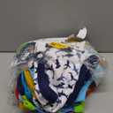 BIG ELEPHANT Toddler Training Pants, Soft Cotton Absorbent Training Underwear for Baby Boys & Girls (4T, Blue Dinosaur 10 Pack)